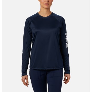 Dámské Mikiny Columbia PFG Tidal II Long Sleeve Tmavě Blankyt Bílé BTWUXV276